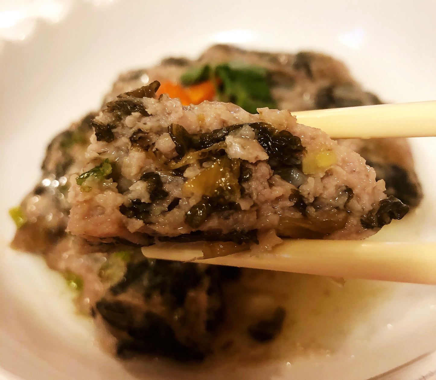 Plum Vegetables Pork Patty 梅菜黑毛豬肉餅 350g