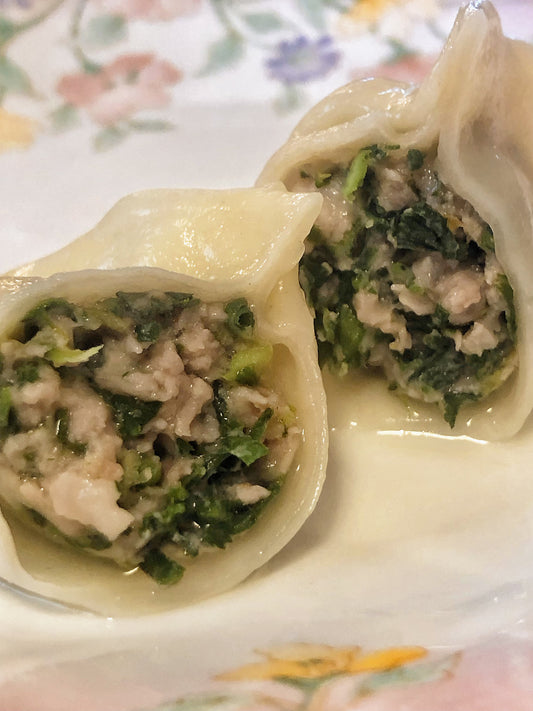 Watercress Berkshire Pork Dumpling 西洋菜黑毛豬肉餃子