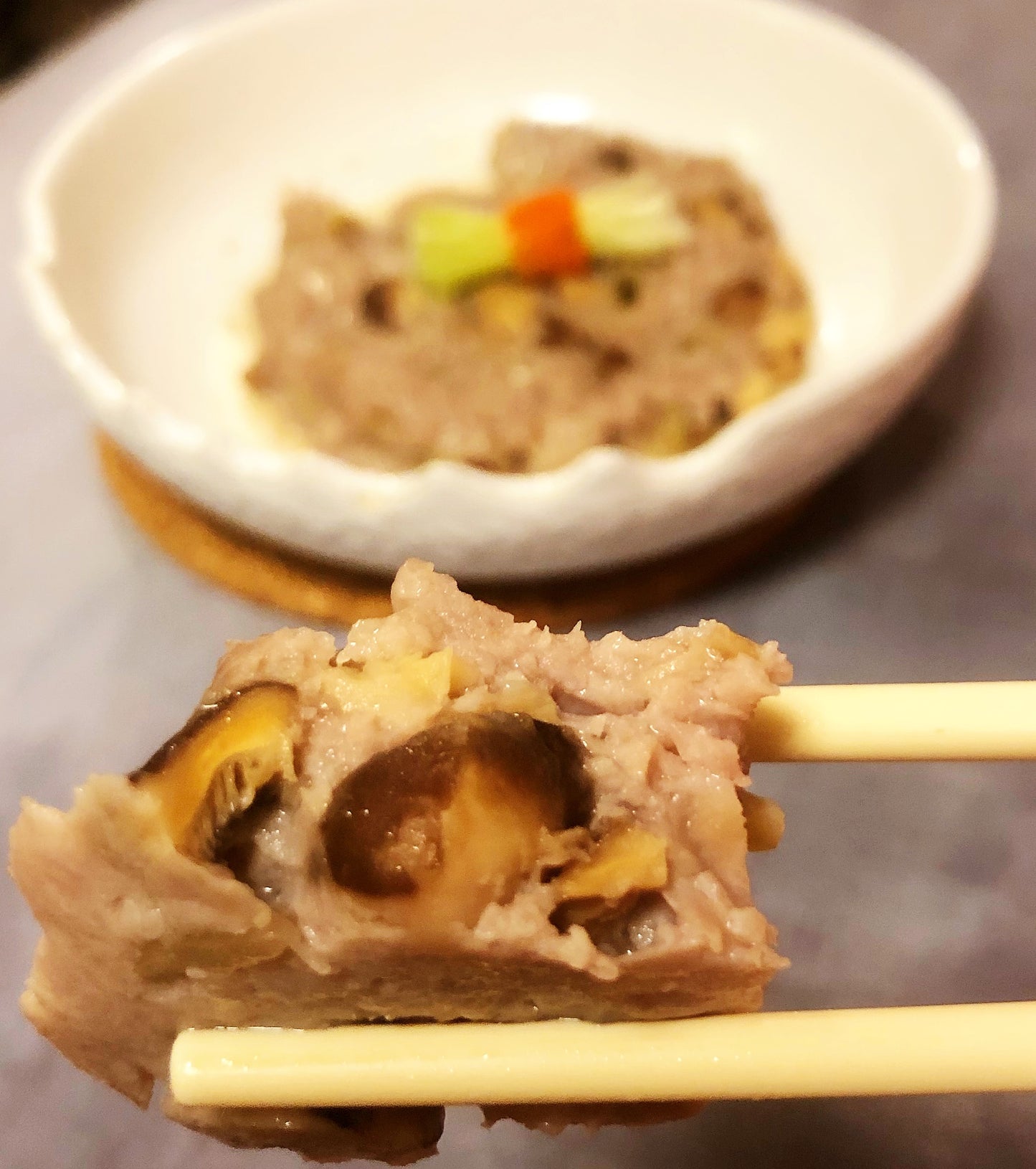 Pork Patty with dried mushroom and spicy pickles  冬菇榨菜黑毛豬肉餅 350g