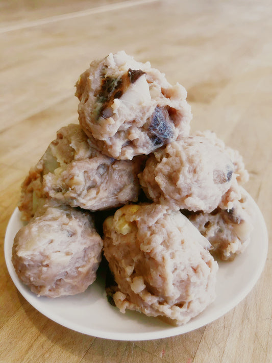 Berkshire Pork Meat Ball with dried mushroom(1/2 lb) 黑毛豬肉香菇丸 (半磅)