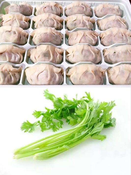 Berkshire Pork Dumpling 20 pieces(Chinese Celery) 全自然黑毛豬肉餃20隻（唐芹）